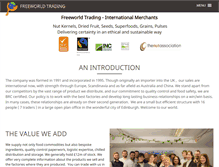 Tablet Screenshot of freeworld-trading.co.uk